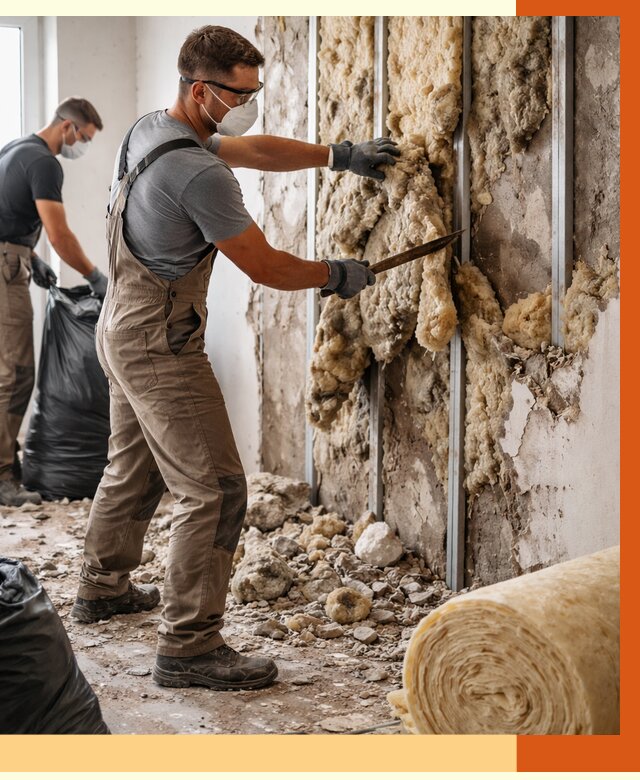 Демонтаж старого утеплителя в Россоши от 3629 руб. — работы под ключ | ТепломастерРсс