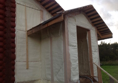 Утепление фасада дома